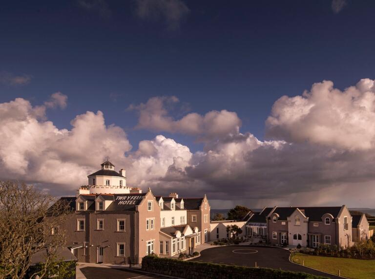 Exterior of Twr y Felin hotel Pembrokeshire.