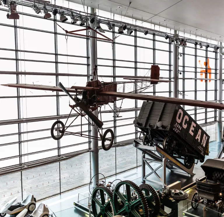 Plane at National Waterfront Museum.