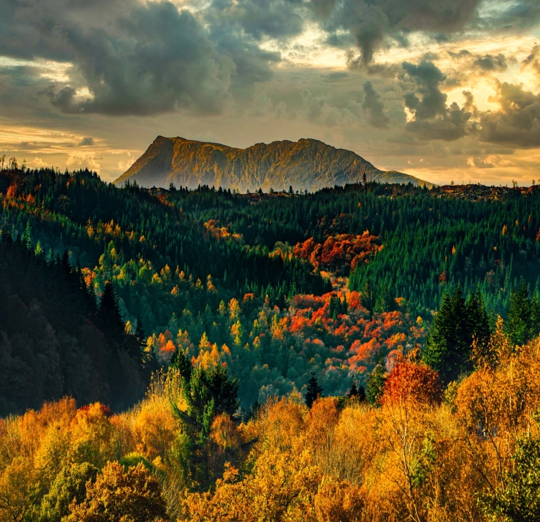 Siabod Mountain in Autumn